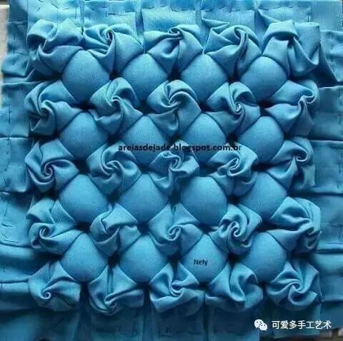 手缝抱枕制作方法简单又漂亮,正方形自制抱枕缝边针法