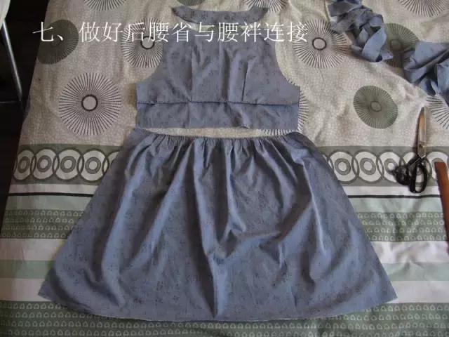 裁剪连衣裙长款完整教程,时尚母女装春装连衣裙