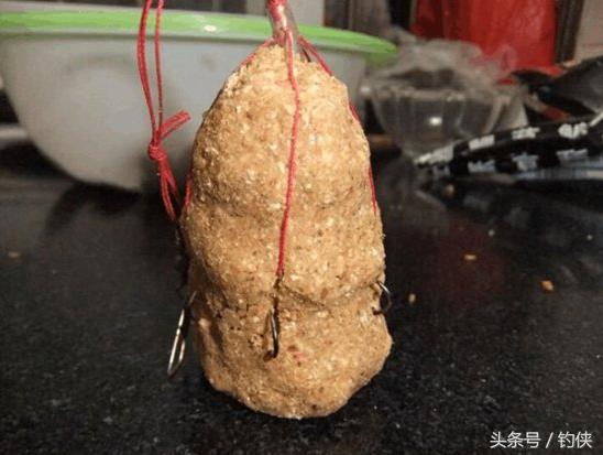 钓鱼爆炸钩与饵料的正确使用方法,爆炸钩正确挂饵钓底方法