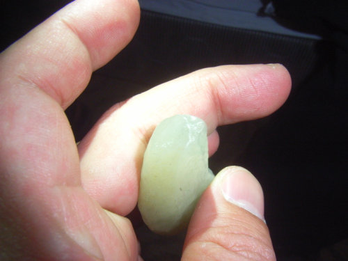 和田玉切割石头,和田玉籽料游记