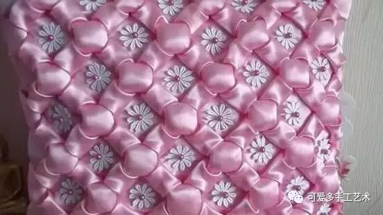 手缝抱枕制作方法简单又漂亮,正方形自制抱枕缝边针法