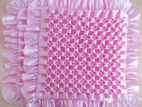 手缝抱枕制作方法简单又漂亮,正方形自制抱枕缝边针法