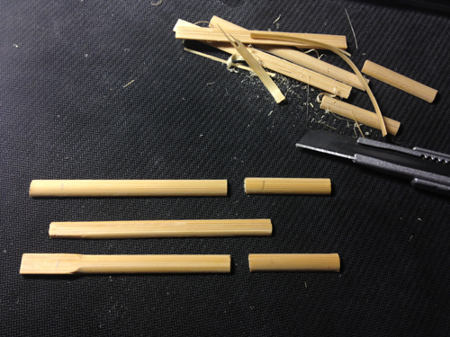 竹筷子制作迷你武士刀,用一次性筷子做武士刀