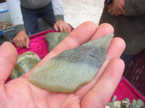 和田玉切割石头,和田玉籽料游记