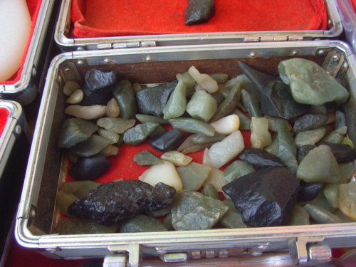 和田玉切割石头,和田玉籽料游记