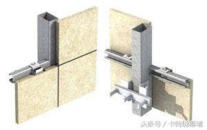 石材幕墙干挂全过程,玻璃幕墙与干挂石材