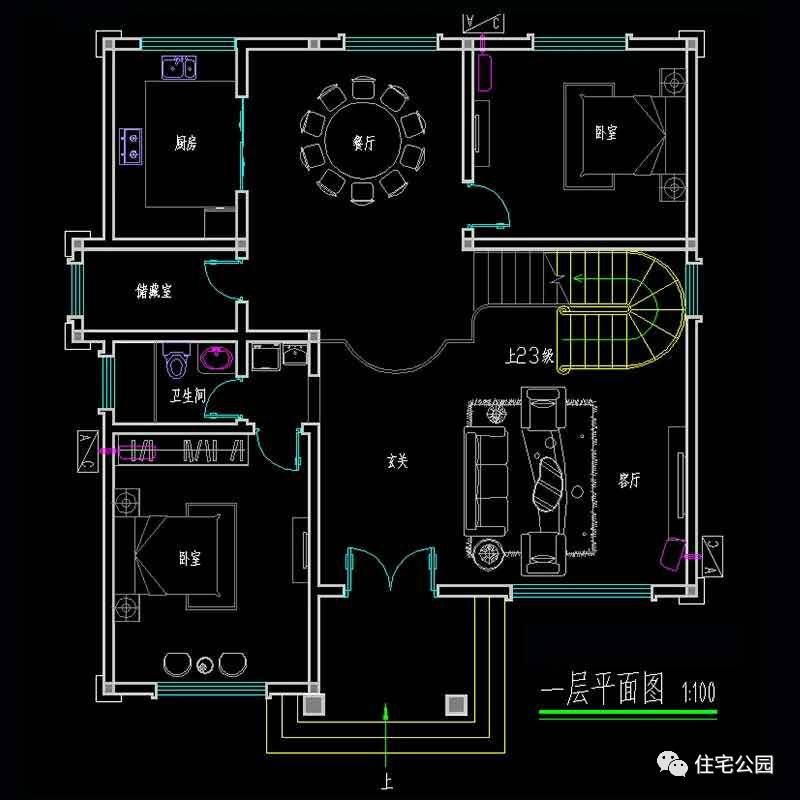 旋转楼梯挑空客厅的别墅,挑空客厅旋转楼梯别墅