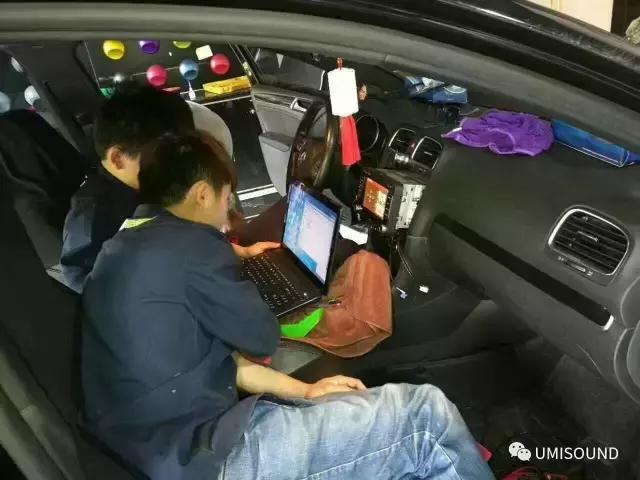 东莞9音坊出品高尔夫加装优美声专业级音频处理器DSP408