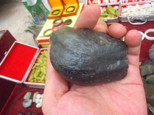 和田玉切割石头,和田玉籽料游记