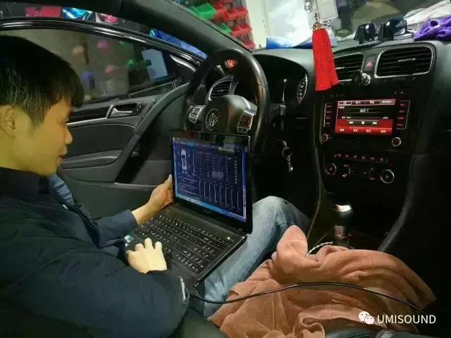 东莞9音坊出品高尔夫加装优美声专业级音频处理器DSP408