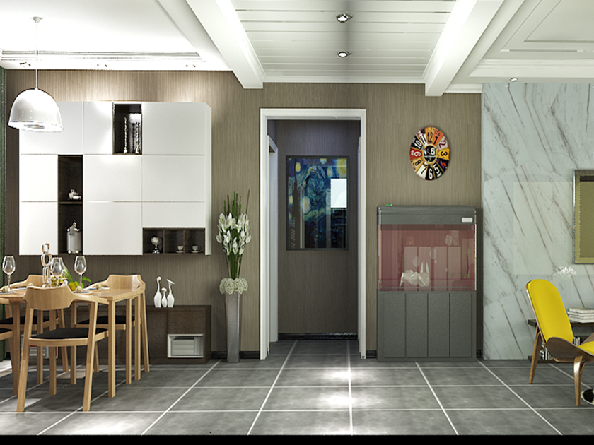 独特气质的家居设计,112户型现代轻奢设计风格