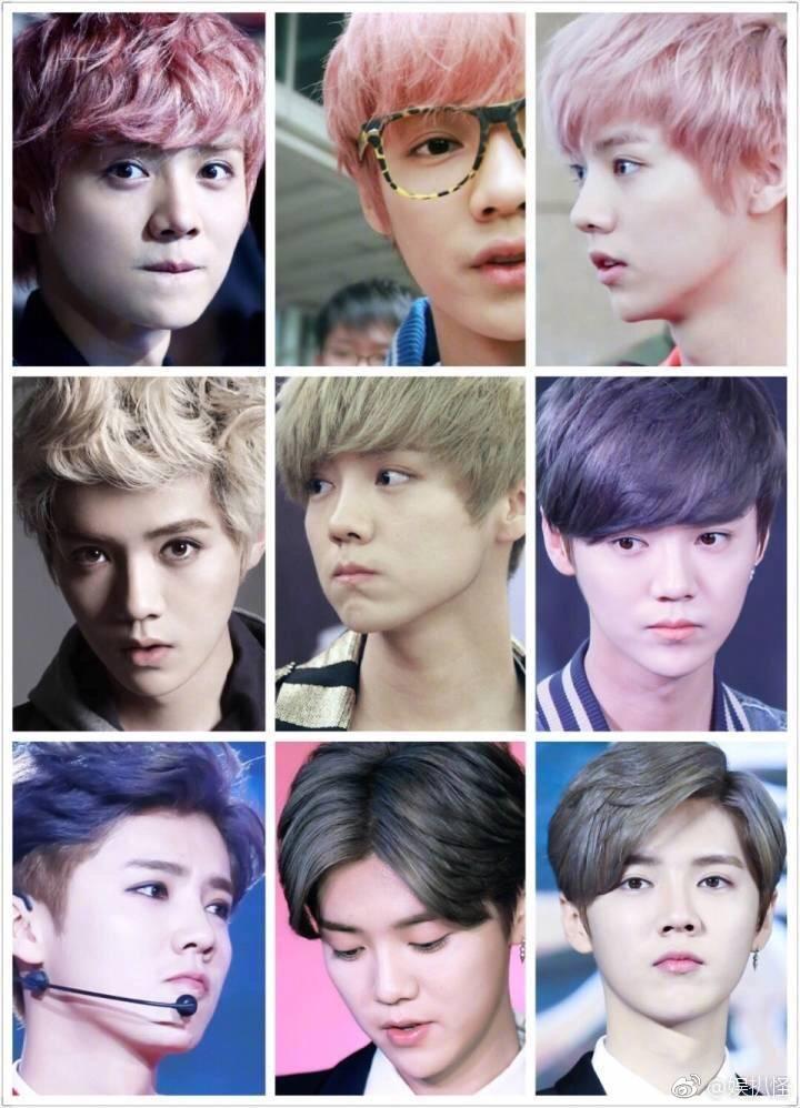 各种发色都能驾驭的鹿晗,鹿晗最新发型什么颜色