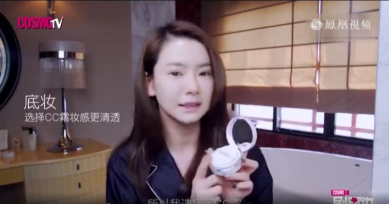 戚薇美妆博主变成女明星,戚薇素颜化妆