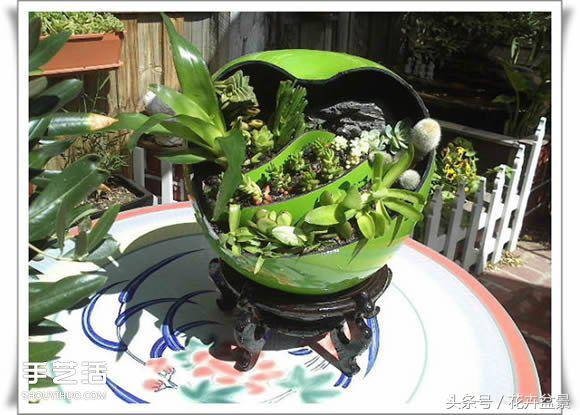 废旧物品盆景手工制作大全,创意手工盆景diy制作