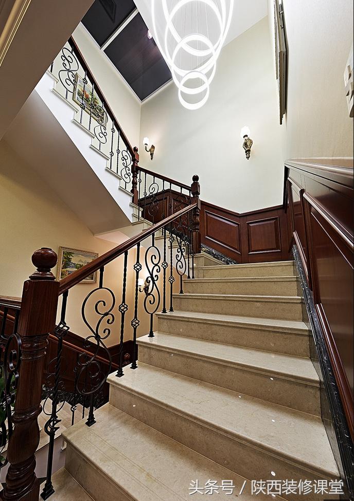 中国美式豪宅,400平轻奢中式豪宅