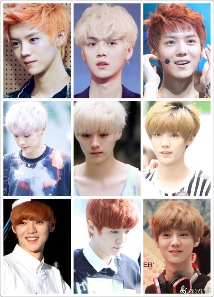 各种发色都能驾驭的鹿晗,鹿晗最新发型什么颜色