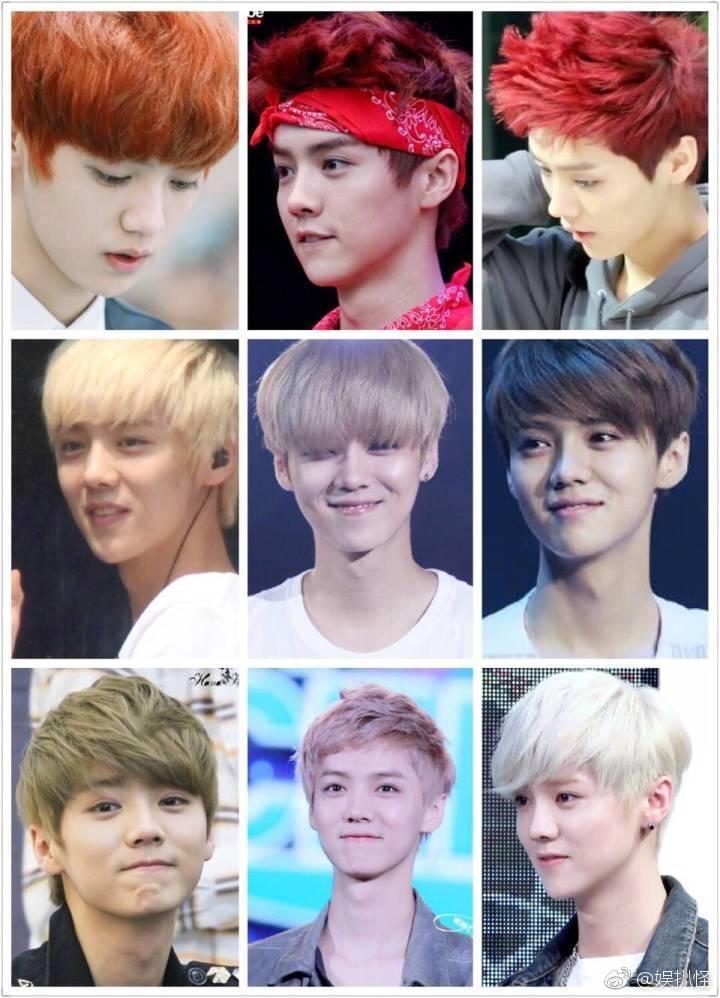 各种发色都能驾驭的鹿晗,鹿晗最新发型什么颜色