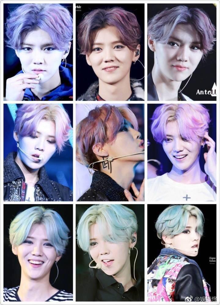 各种发色都能驾驭的鹿晗,鹿晗最新发型什么颜色