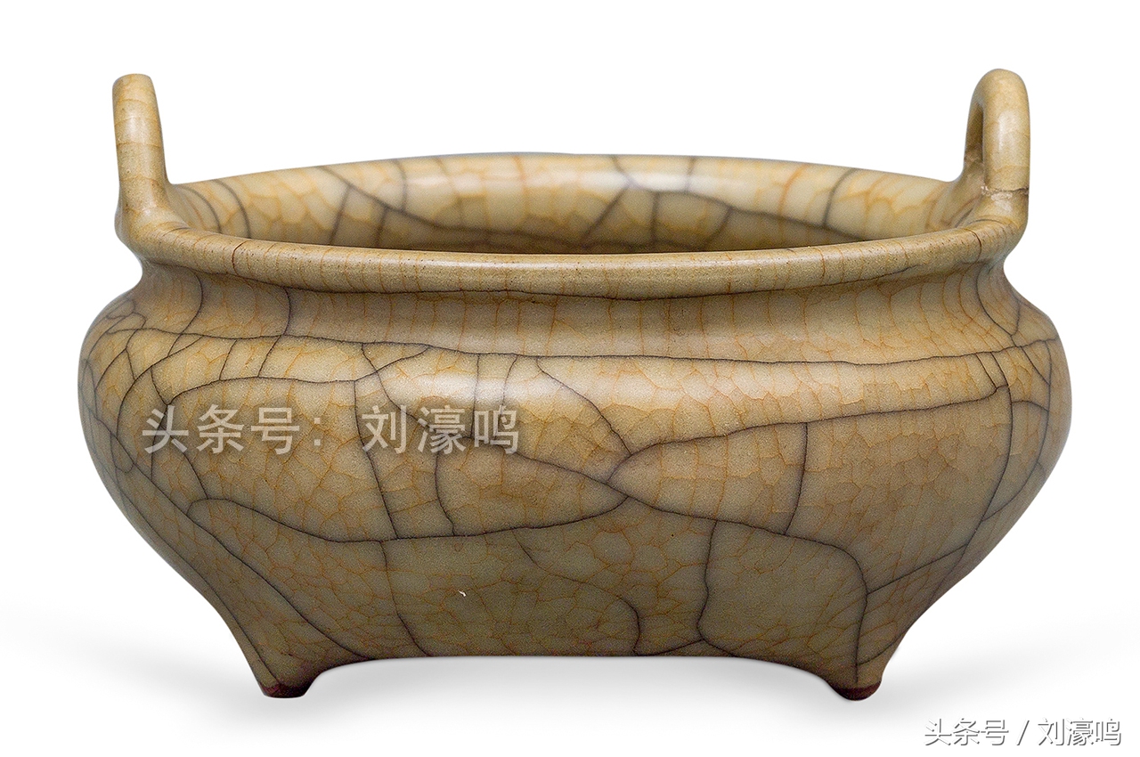 宋哥窑瓷器口和足图,皇朝遗珍