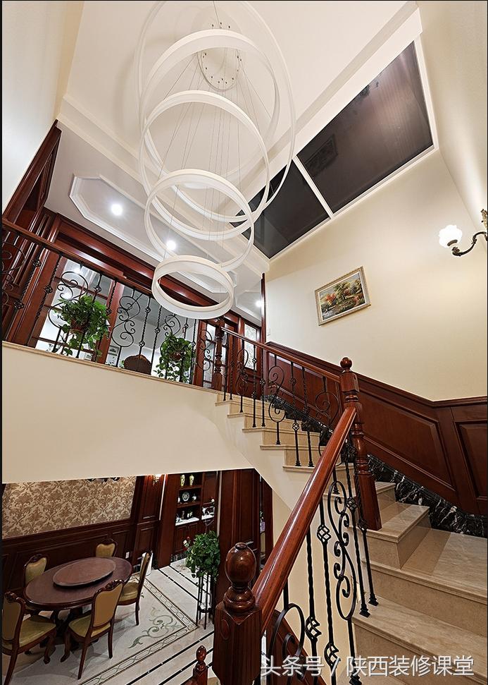 中国美式豪宅,400平轻奢中式豪宅