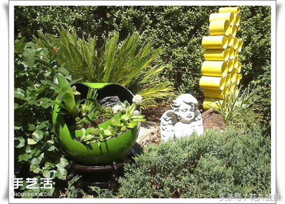 废旧物品盆景手工制作大全,创意手工盆景diy制作