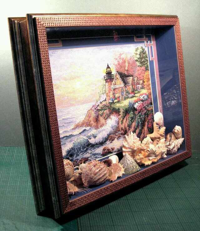 裱好十字绣框怎么拆下来,家里有几幅裱好旧十字绣怎么换框