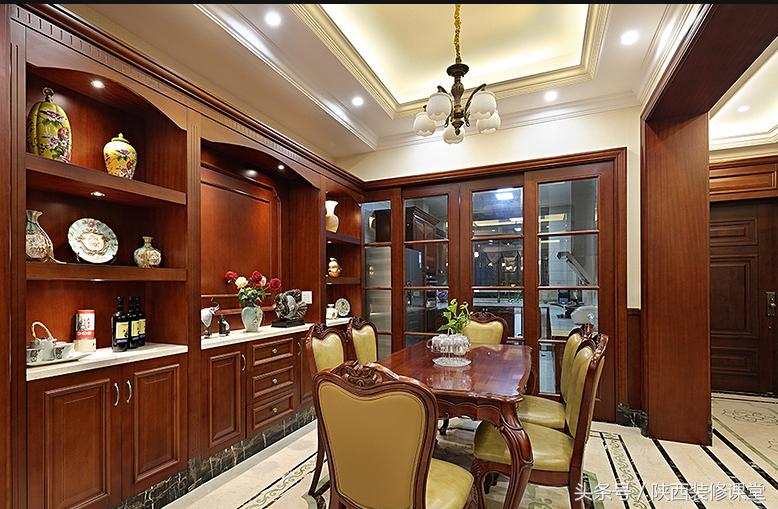 中国美式豪宅,400平轻奢中式豪宅