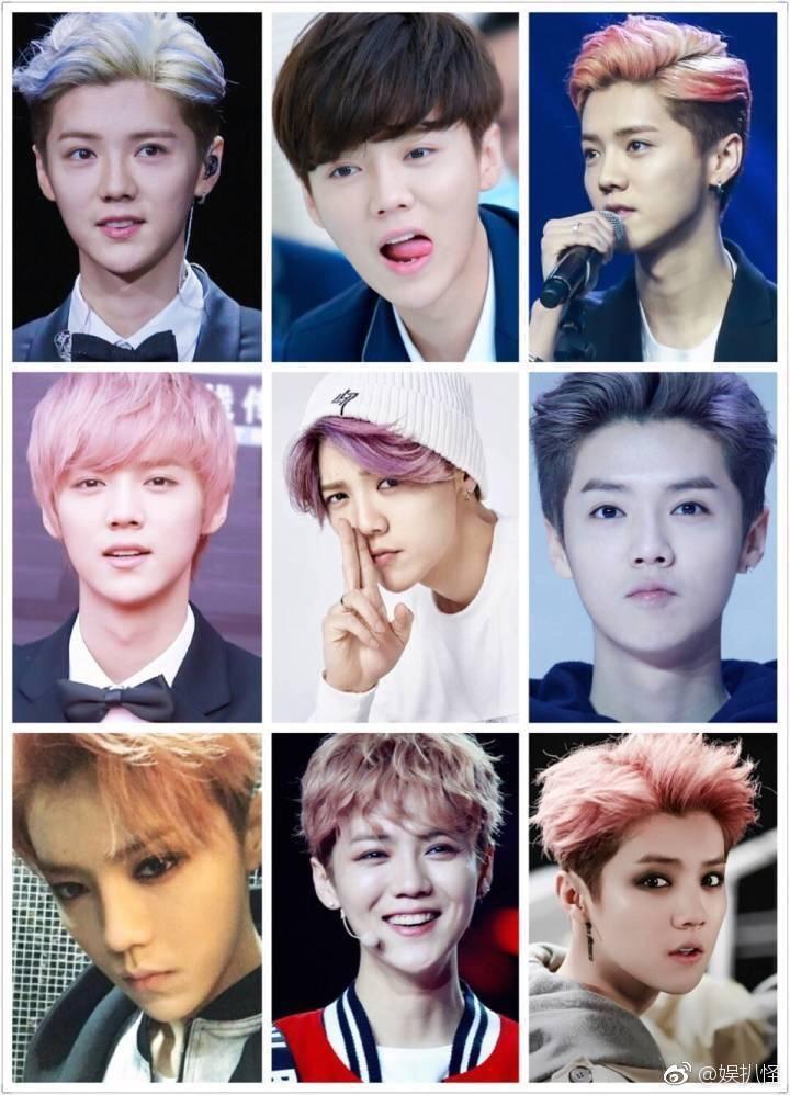 各种发色都能驾驭的鹿晗,鹿晗最新发型什么颜色