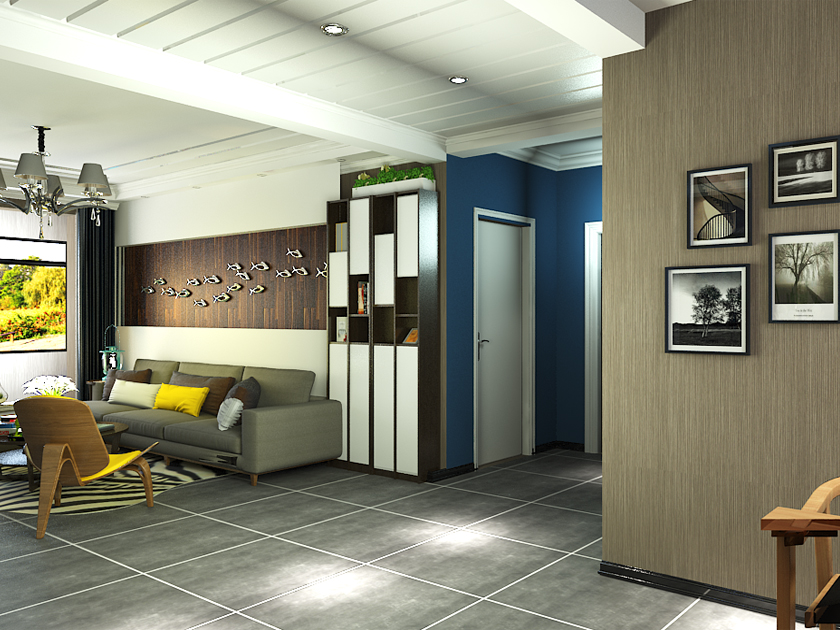 独特气质的家居设计,112户型现代轻奢设计风格