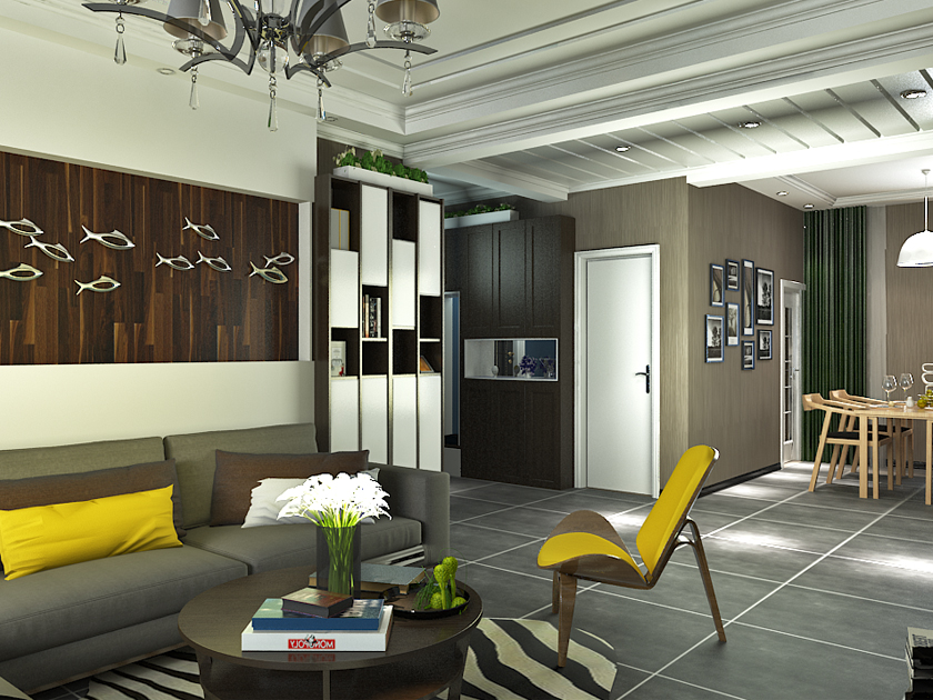 独特气质的家居设计,112户型现代轻奢设计风格