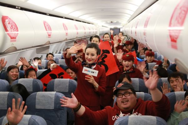 国航：万米高空与旅客过除夕看春晚直播