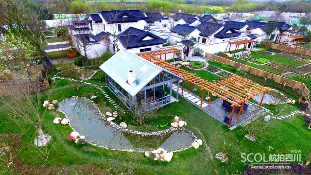 白云村多利农庄,郫都区红光街道白云村