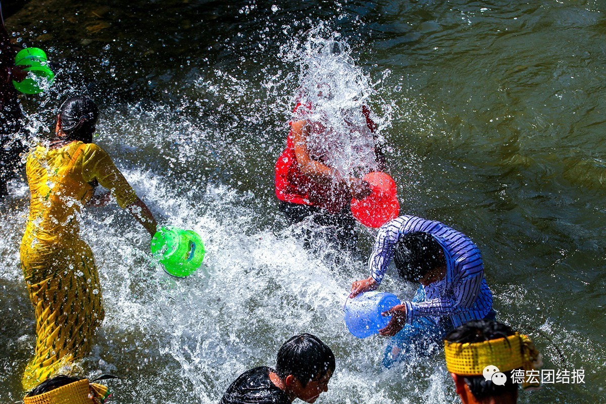 泼水节傣装定制,盈江泼水节傣装