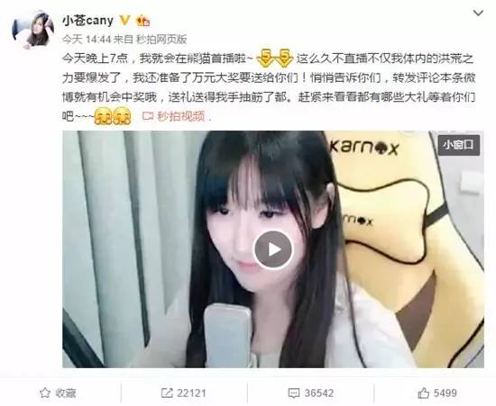 主播小苍自我介绍,主播小苍