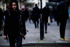 十月下旬伦敦穿衣街拍,秋冬穿搭男潮街拍