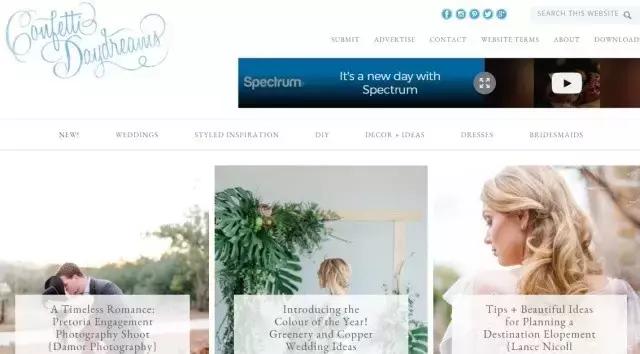 2017年超优秀的100个国外婚礼博客，赶紧收藏！错过无