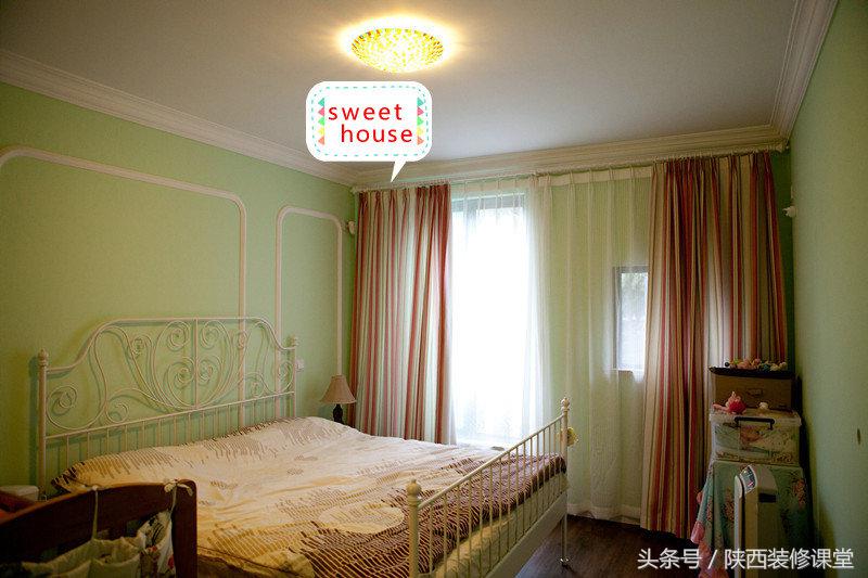 二层楼房田园风带院子效果图,田园风格二室一厅装修效果图