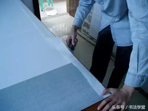 字画装裱全过程教程,书画手工浆糊装裱全过程