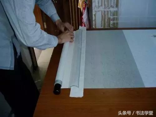 字画装裱全过程教程,书画手工浆糊装裱全过程