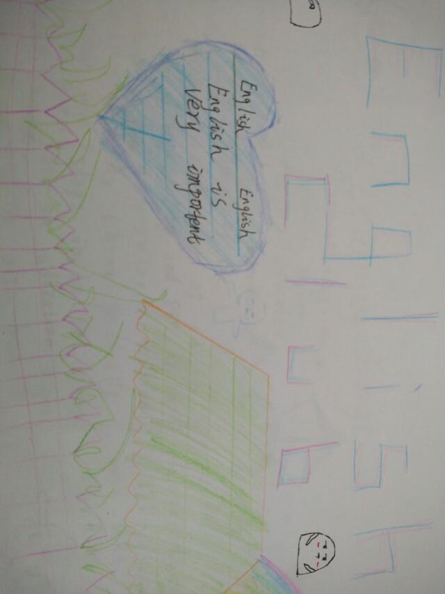 使出洪荒之力画手抄报,英语自画像为主题手抄报