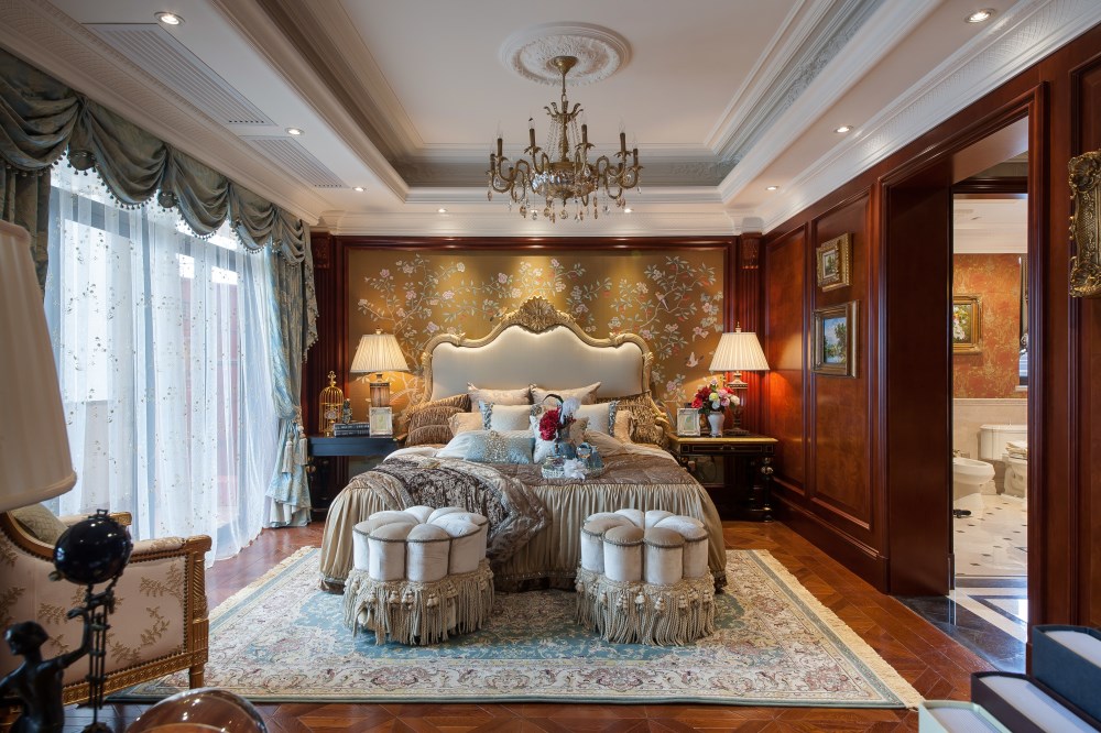 300多平农村豪宅装修视频,国外大气磅礴的美式风豪宅