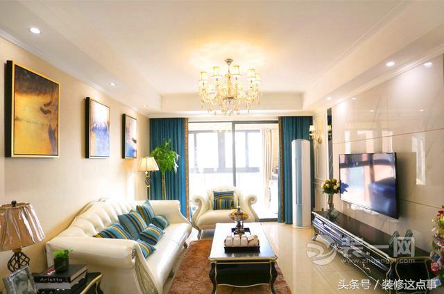 118平三室两厅两卫装修昆明,昆明110平方现代简约装修样板房