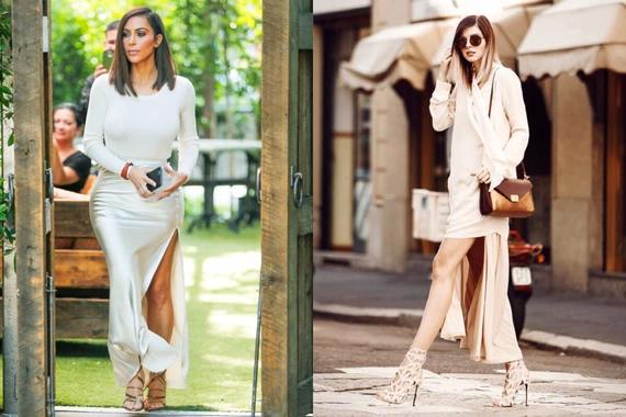 衣服开个叉,时髦开了挂