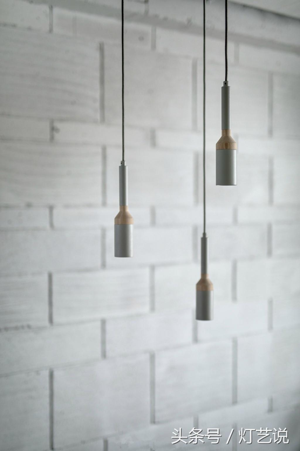 极简风格灯饰搭配真实效果,简约线性灯