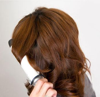 梨花头发型中长发卷发,长发梨花头发尾适合什么卷