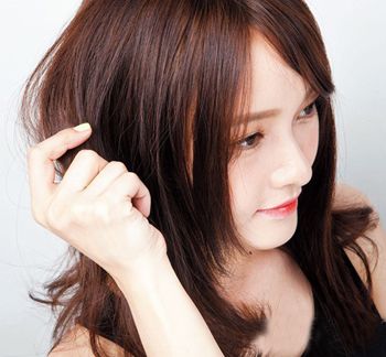 梨花头发型中长发卷发,长发梨花头发尾适合什么卷