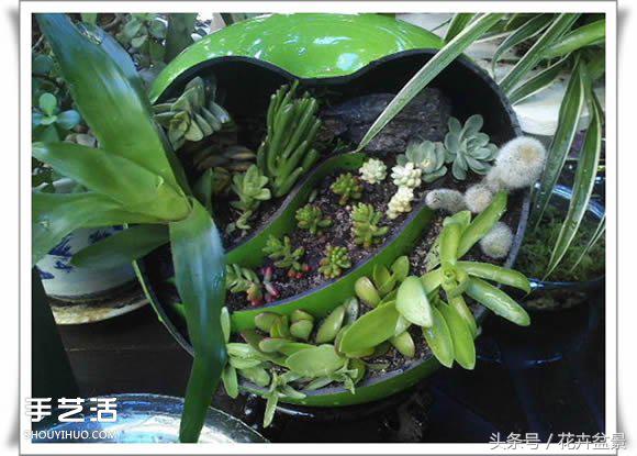 废旧物品盆景手工制作大全,创意手工盆景diy制作