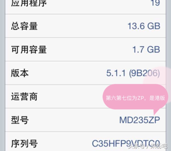 iphone型号和序列号区别,怎么区分iphone各个型号的版本