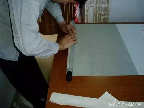 字画装裱全过程教程,书画手工浆糊装裱全过程