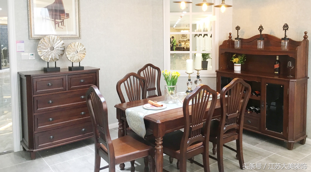 徐州美式轻奢风格装修效果图,徐州10万装修120平效果图